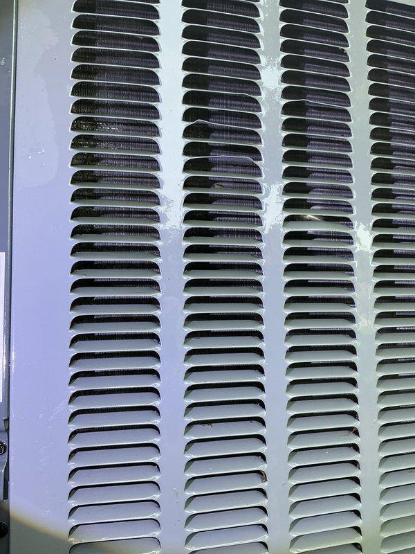 Completed comprehensive AC Super Tune-up on 4-year-old EnergiAir unit model WT 02-2032. Performed full system inspection, cleaned exterior louvered panels removing accumulated dirt, debris, and cobwebs from ventilation grilles, and verified all components operating within manufacturer specifications.