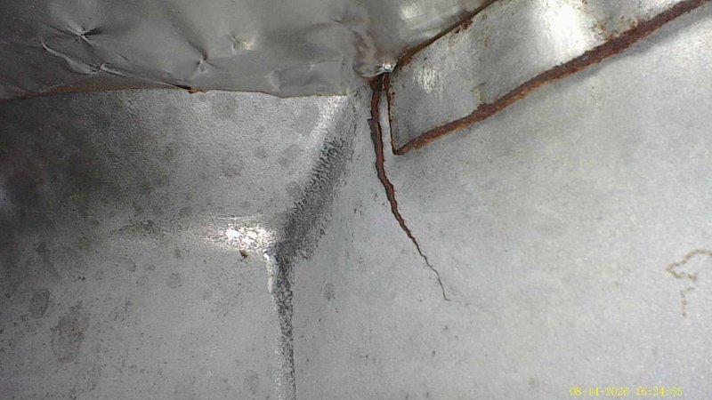 Completed annual cooling maintenance on Trane XR condensing unit (Model 4TTN3036H1000NA, manufactured June 2017). Inspected system components, documented outdoor unit condition showing typical weathering and debris accumulation, and noted rust staining present at interior ductwork seams indicating previous moisture exposure. Maintenance contract scheduled through 2026; air handler service appointment to be scheduled with client.