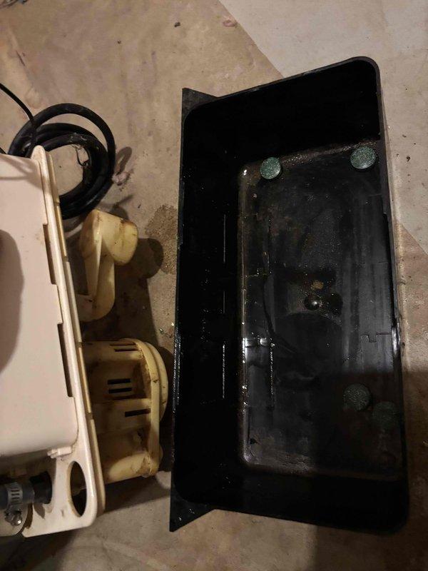 Responded to no cooling call on 11-year-old EnergiAir system. Found condensate drain pan completely blocked with debris and biological growth, causing safety float switch activation and system shutdown. Removed and cleaned drain pan, cleared condensate line, tested float switch operation, and verified proper drainage. System restored to normal operation with adequate airflow and cooling capacity.
