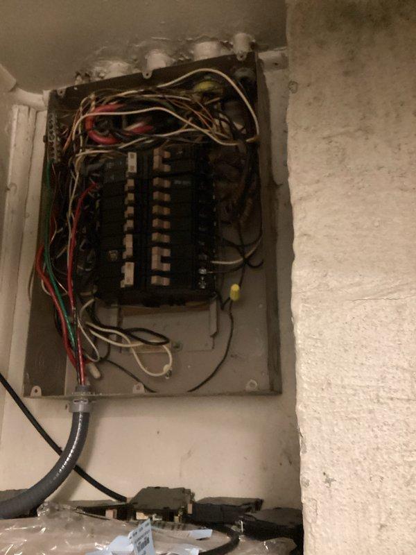 Responded to report of recurring breaker trips affecting water heater operation following recent electrical disconnect installation. Inspected electrical panel and water heater connections in utility space. Documented existing wiring configuration and panel condition. Verified breaker operation and provided consultation regarding electrical system performance. Customer referred to original installer for warranty resolution of ongoing tripping issue.