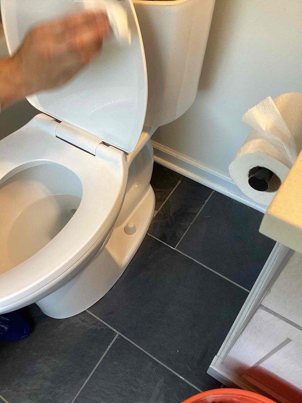 Responded to continuous running toilet issue affecting two bathrooms in 25-year-old home. Inspected both toilet tanks, identified worn flappers and fill valve components causing constant water flow. Replaced defective flappers and adjusted fill valves to restore proper shut-off function, eliminating water waste in both units.