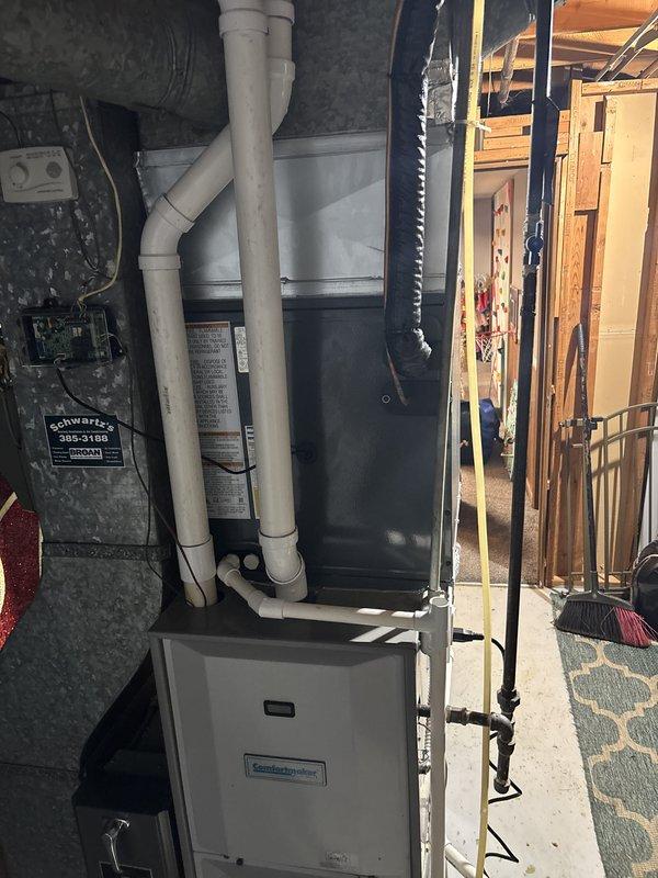 Completed full air conditioning system replacement including outdoor condensing unit and associated refrigerant line connections. New unit was installed on existing concrete pad, charged to manufacturer specifications with 87 oz total refrigerant charge (A2L safety group refrigerant). All electrical connections, refrigerant lines, and service ports were properly installed and tested. System was commissioned and verified operational with indoor air handler unit. Financing paperwork was processed and activated same day as installation.
