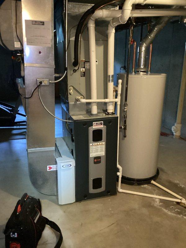 Completed annual cooling maintenance on 19-year-old Trane system. Upon inspection, discovered outdoor unit electrical compartment heavily contaminated with organic debris, dried grass, nesting material, and dirt accumulation throughout wiring connections and components. Thoroughly cleaned electrical panel, removed all debris from compartment, inspected all wire connections and terminals for damage or corrosion. Verified system operation, checked refrigerant pressures, tested capacitor function, and confirmed unit cycling properly. Documented equipment condition with photos. Recommend monitoring electrical compartment for future pest intrusion and potential seal improvements to prevent recurrence.