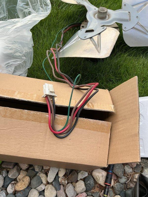 Returned to property to complete quoted repair on air conditioning system. Successfully replaced failed condenser fan motor and damaged fan blade assembly. Removed old motor and blade from outdoor unit, installed new OEM replacement components, verified proper rotation and clearance, and tested system operation. Unit running efficiently with proper airflow restored.