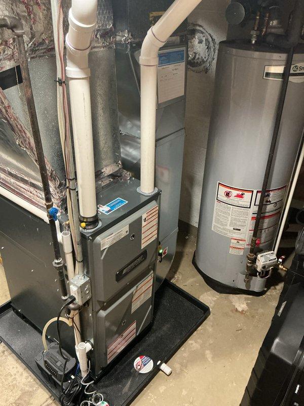 Completed annual cooling maintenance on residential split system air conditioning unit. Addressed customer concern regarding noise during startup operation. Performed comprehensive system inspection including outdoor condenser unit and indoor air handler. Checked refrigerant levels, electrical connections, and capacitor operation. Inspected condenser fan motor and blade assembly for proper operation and unusual wear patterns. Verified adequate airflow through condenser coils and cleared debris from unit perimeter. Tested system startup sequence and monitored for abnormal sounds. Evaluated compressor operation and amp draw. Inspected condensate drain line for proper flow. Checked thermostat calibration and system cycling. System operating within normal parameters following tune-up. Recommended monitoring unit for any recurring startup noise and advised customer to contact for service if issue persists.