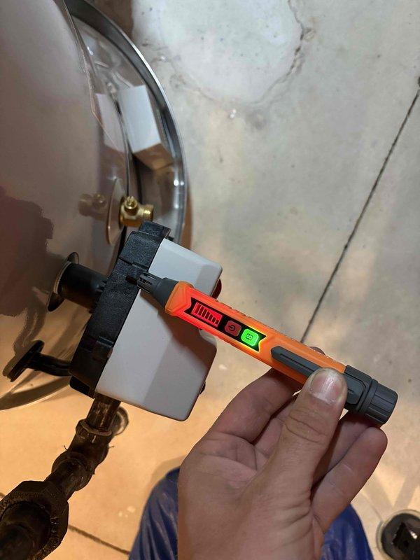 Returned to property to replace leaking gas valve located beneath water heater as previously quoted. Successfully removed defective gas valve assembly and installed new replacement unit with proper connections to existing copper gas line and water heater system. Verified all connections for proper seal and tested system operation with combustible gas detector to ensure no leaks present at valve or surrounding fittings.