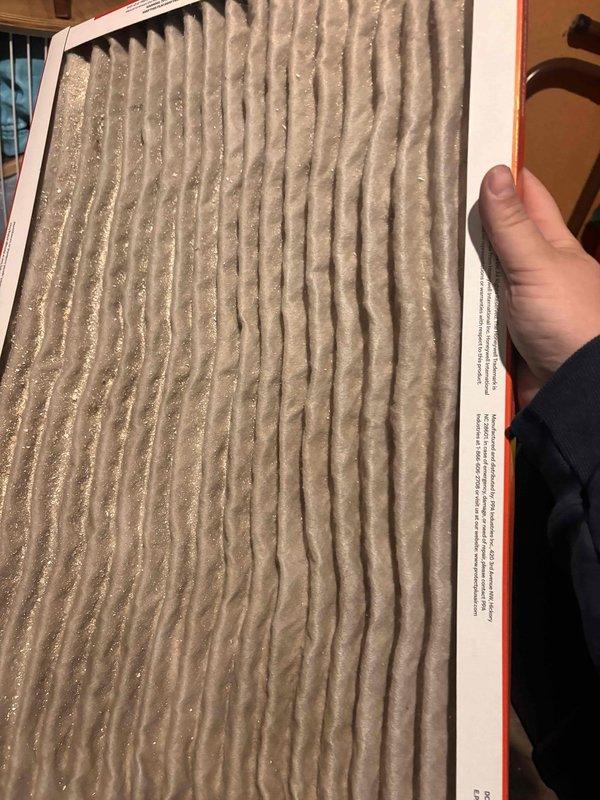 Completed annual cooling maintenance on EnergiAir system with warranty coverage through October 2031. Inspected condensate pump assembly and PVC drainage system, confirming proper operation and secure connections. Evaluated and documented heavily soiled air filter showing significant dust and debris accumulation. Verified best contact number on file for future service needs.