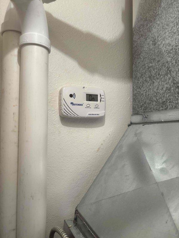 Completed inspector-mandated corrections on boiler MIR467815 to address multiple code violations and restore operational compliance. Installed carbon monoxide detector/alarm in boiler room per Rule 339.5203 and NBIC Part 1 1.6.9 requirements, and mounted identification signage on existing remote emergency shutdown switch to meet Rule 408.4027 and ASME CSD-1 CE-110 standards. Unit is now prepared for follow-up inspection to obtain valid operating certificate.