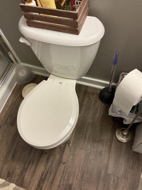 Responded to service call for toilet not flushing properly. Upon arrival, inspected toilet fixture and performed diagnostic assessment of flushing mechanism. Applied treatment to toilet bowl to clear minor blockage and improve flush performance. Tested flush operation multiple times to verify proper water flow and complete bowl evacuation, confirming system returned to normal function.