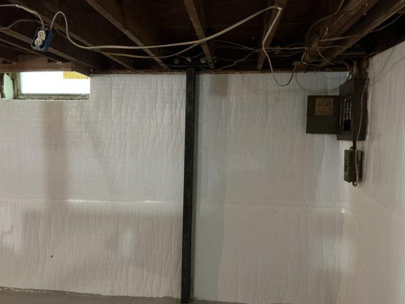 Conducted electrical estimate for basement renovation project requiring new electrical panel installation, additional circuit installations, and meter socket relocation to accommodate new wall construction. Documented existing electrical infrastructure including exposed wiring in ceiling joists, current panel locations, and basement utility layout to develop comprehensive scope of work for electrical system upgrades.