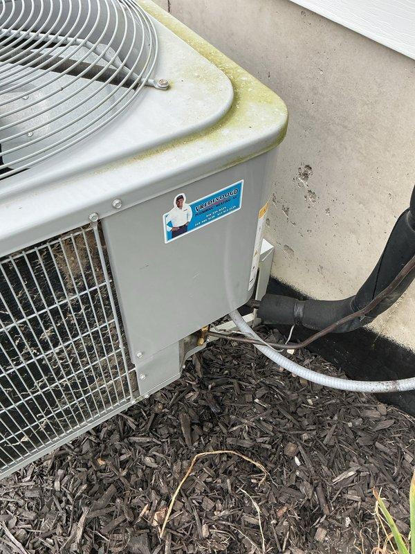 Returned to site to complete previously quoted repair work on outdoor condensing unit. Successfully replaced missing side panel on unit exterior, restoring proper equipment enclosure and protection. Unit inspected and confirmed operational with all panels properly secured.