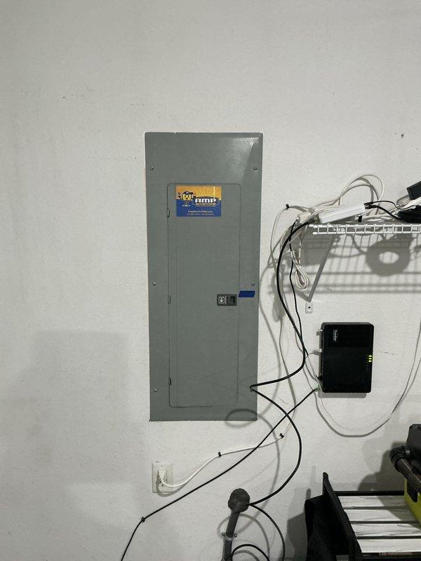 Conducted on-site assessment for heat pump installation in garage space. Evaluated existing electrical infrastructure including main distribution panel and current capacity to determine requirements for heat pump system integration. Documented garage layout, available wall space, and utility connections to develop comprehensive heating solution estimate for the detached or semi-finished garage area.