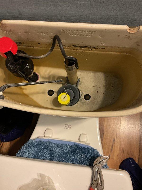 Responded to service call for multiple plumbing issues including dripping bathtub faucet and leaking toilet tank. Inspected bathtub faucet assembly and identified worn valve components causing continuous drip. Disassembled faucet, replaced deteriorated washers and seals, and reassembled unit to restore proper shut-off function. Examined toilet tank for source of leak and inspected internal flush mechanism. Checked flapper chain for proper length and adjustment to ensure complete seal when tank refills. Made necessary adjustments to chain tension and verified flapper seats correctly against flush valve. Tested all repairs for proper operation and confirmed no active leaks present at completion.