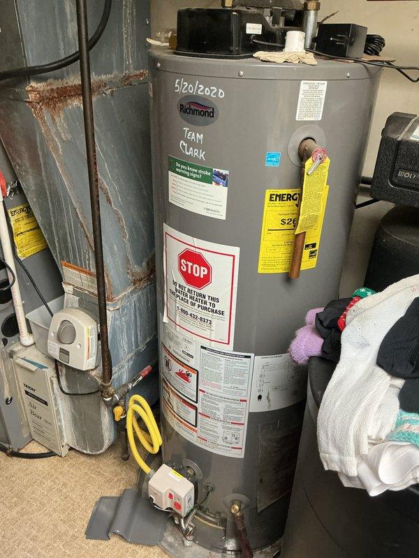 Responded to no-heat call on 6-year-old Richmond brand residential water heater. Upon arrival, inspected unit and found Honeywell gas control valve had failed, preventing burner ignition. Replaced defective gas control valve with new Honeywell unit, reconnected 24V wiring and gas supply line, and tested system operation. Verified proper ignition, flame sensor response, and temperature regulation. Unit restored to full operational status.