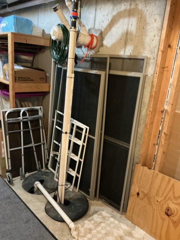 Responded to plumbing leak at refrigerator water supply line. Located and accessed the leaky valve connection at the wall-mounted water supply outlet. Replaced faulty valve and braided stainless steel supply line connecting to the refrigerator, ensuring proper seal and eliminating the leak. Tested system for proper water flow and verified no additional leaks present.