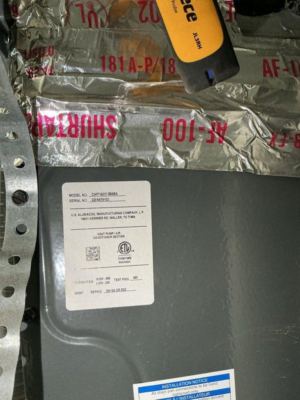 Completed annual cooling maintenance on Goodman HVAC system. Performed comprehensive inspection of air handler unit model CAPATA31H81AA, verified all electrical connections, checked refrigerant lines and ductwork connections for proper seal and insulation integrity. All components operating within manufacturer specifications, system ready for cooling season.