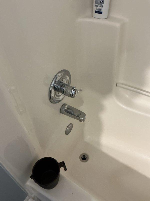 Completed faucet repair service including aerator replacement on bathroom sink and cartridge replacement on shower valve control. Performed comprehensive plumbing inspection throughout the residence to verify all fixtures were operating properly with no leaks or issues detected.