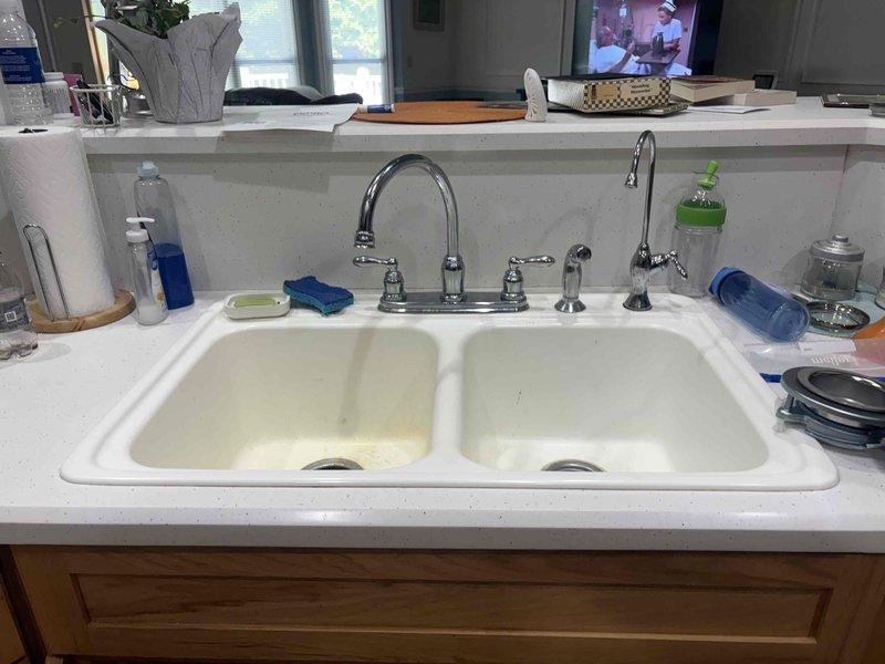 Completed garbage disposal replacement by removing existing unit and installing customer-provided disposal as a direct swap with no modifications to existing electrical or plumbing connections. Replaced drain assembly from sink basin through disposal unit to ensure proper drainage and seal. Verified all connections for leaks, tested disposal operation, and confirmed proper functionality of the complete system.