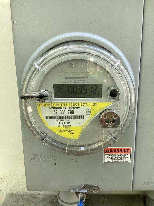 Conducted on-site assessment for whole-home generator installation at residential property with existing 200-amp electrical service. Documented current electrical infrastructure including dual metering configuration, main service panel, and available connection points to determine optimal generator placement and transfer switch requirements for Kohler system integration.