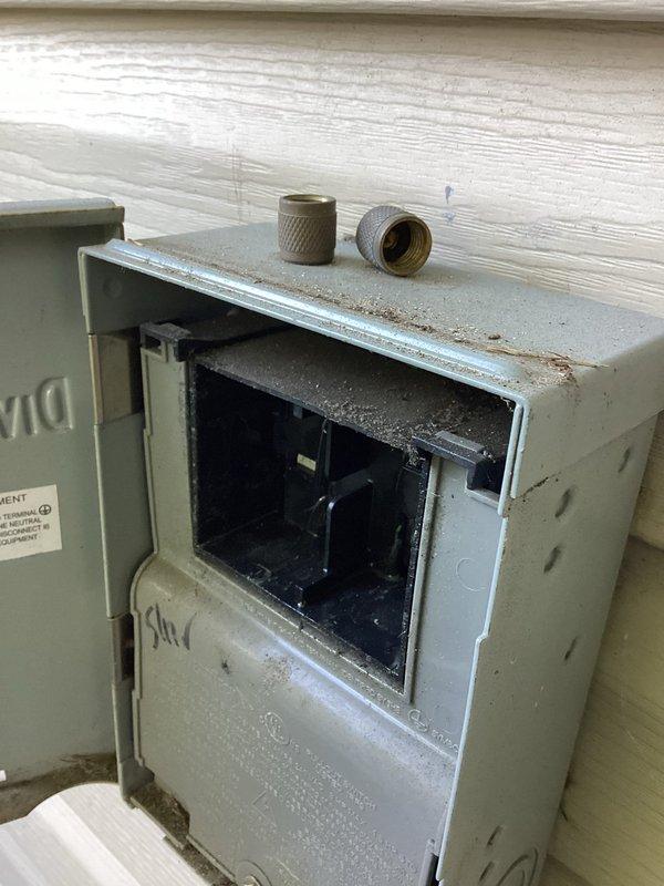 Completed annual cooling system maintenance and inspection on 2015 unit. Performed comprehensive tune-up including visual inspection of outdoor disconnect enclosure, gas valve assembly, and copper refrigerant lines. All components showed normal wear consistent with system age, with minor surface oxidation noted on outdoor electrical enclosure and dust accumulation on gas valves. System operating within normal parameters upon completion of preventative maintenance service.