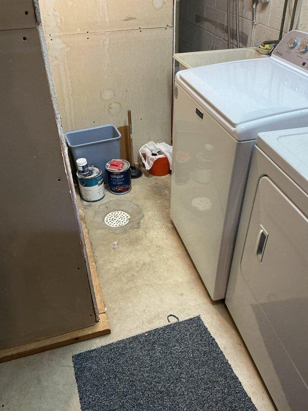 Responded to water heater leak on 9-year-old unit. Upon inspection, identified active leak from tank requiring immediate attention. Documented existing conditions including water damage to surrounding utility room area and assessed equipment for replacement recommendations due to age and extent of deterioration.