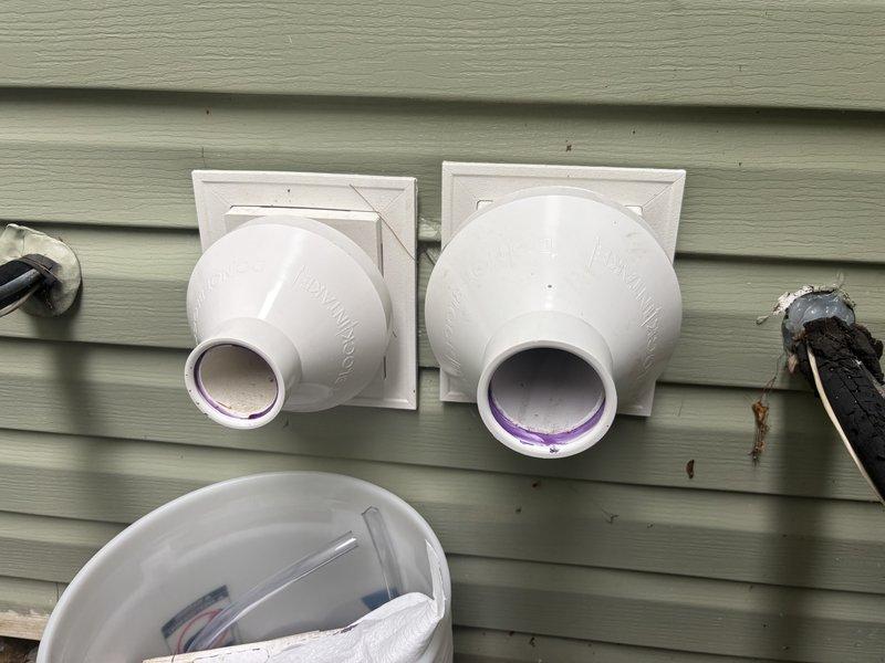Completed complimentary annual cooling system tune-up on 12-year-old Amana unit. Performed standard maintenance inspection, verified system operation, and documented installation conditions including condensate drain lines and control components with photographic records for service history.