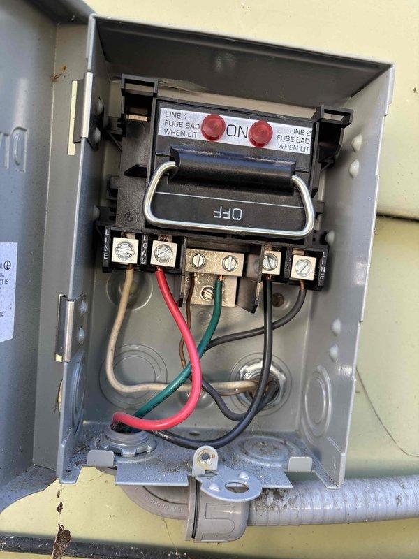 Responded to failed electrical inspection due to undersized wiring for air conditioning unit. Upgraded electrical conductors from disconnect box to main panel to meet proper amperage requirements for AC system installed in 2023. Verified all connections at both the exterior disconnect and circuit breaker panel, ensuring proper wire gauge and secure terminations throughout the circuit to bring installation into code compliance.
