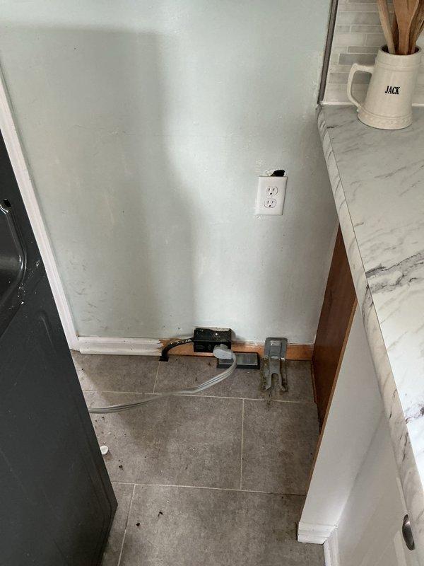 Responded to service call regarding client's request to convert kitchen from electric to gas for stove installation. Performed initial site assessment of kitchen area to evaluate feasibility of gas line conversion and reviewed existing utility infrastructure. Documented current electrical configuration and available space for potential gas line routing. Assessed wall cavity access points and determined optimal pathway for future gas line installation to cooking appliance location.
