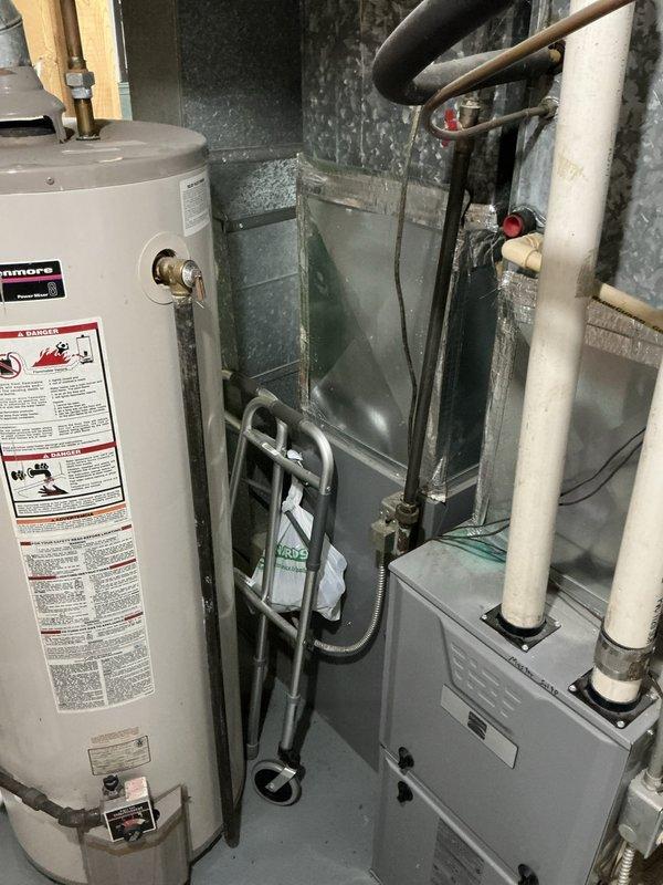 Conducted comprehensive estimate for replacement of two air conditioning systems. Assessed existing outdoor condenser unit with overgrown vegetation requiring clearance, evaluated basement furnace and HVAC infrastructure including ductwork and ventilation components, documented equipment specifications and installation requirements, and provided multiple replacement options for customer consideration.