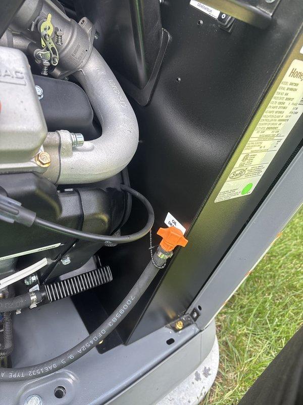 Completed annual tune-up and maintenance on Generac standby generator. Performed comprehensive inspection of engine components, verified proper operation of all mechanical systems, checked fluid levels and connections, and tested electrical components. All systems inspected and found to be operating within normal parameters; unit is in good working condition with no issues identified.