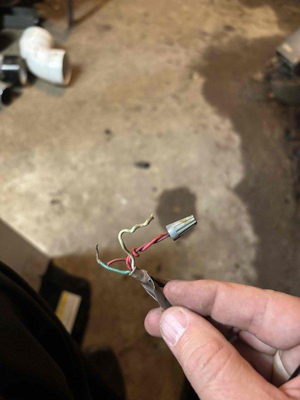 Responded to no heat and no hot water call on 4-year-old Viessmann boiler. Upon arrival, found unit displaying error code S.154-1 on status panel, indicating outdoor sensor circuit malfunction. Inspected outdoor temperature sensor wiring and discovered damaged connector with exposed and compromised wires. Replaced defective outdoor sensor and connector assembly, restored proper circuit connection, cleared fault code, and verified boiler returned to normal operation with successful calls for both heat and domestic hot water.