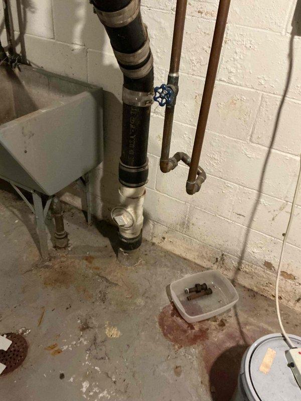 Responded to main drain backup causing recurring basement floods with soapy water. Customer initially suspected washing machine as source, but flooding continued even after discontinuing washer use when showers were run, indicating main line obstruction. Inspected basement plumbing system and utility area where flooding occurred. Assessed drain lines, main stack connections, and flow patterns to identify blockage location. Cleared main drain line obstruction restoring proper drainage and preventing further basement water intrusion.