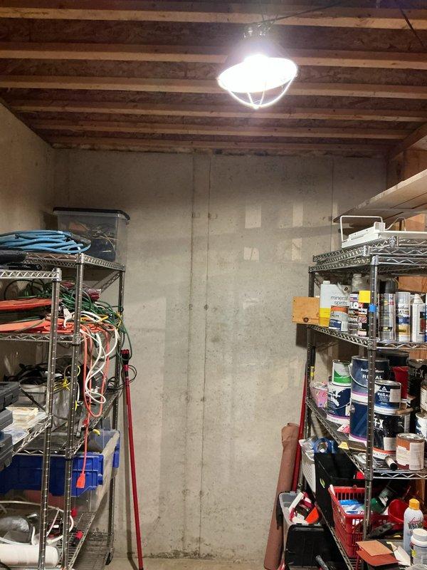 Conducted on-site evaluation for relocating existing gas line in basement area. Assessed current gas meter installation on exterior of building and inspected basement routing requirements through exposed joist space. Documented existing gas piping configuration, meter assembly with pressure regulator, and proposed pathway for line relocation. Provided estimate for gas line relocation work.