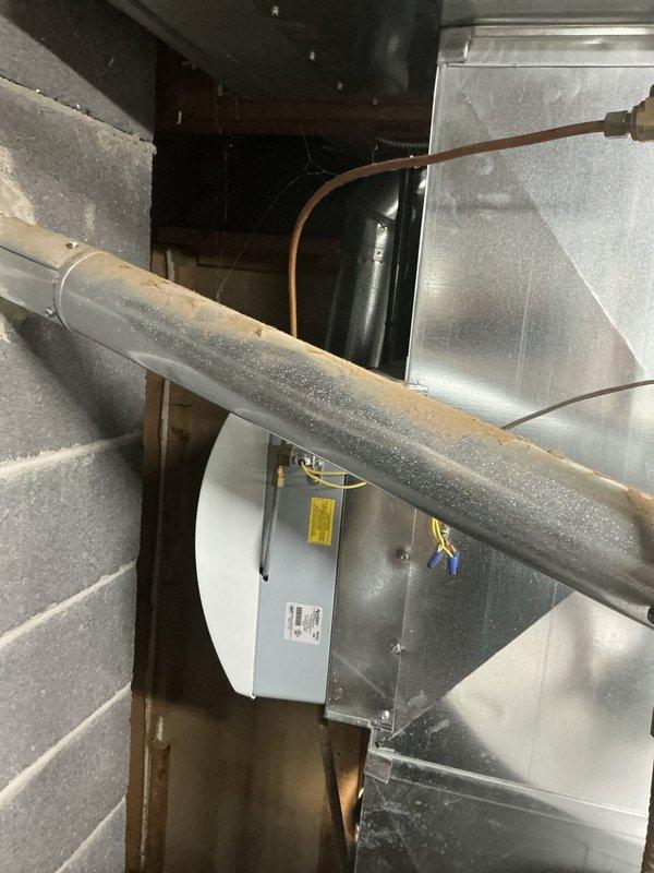 Provided estimate for replacement of 26-year-old residential air conditioning system. Evaluated existing outdoor condenser unit showing significant age-related wear and deterioration, along with indoor HVAC components including ductwork and associated mechanical equipment. Documented current system condition through photographs and presented replacement options to address aging equipment that has exceeded typical service life expectancy.
