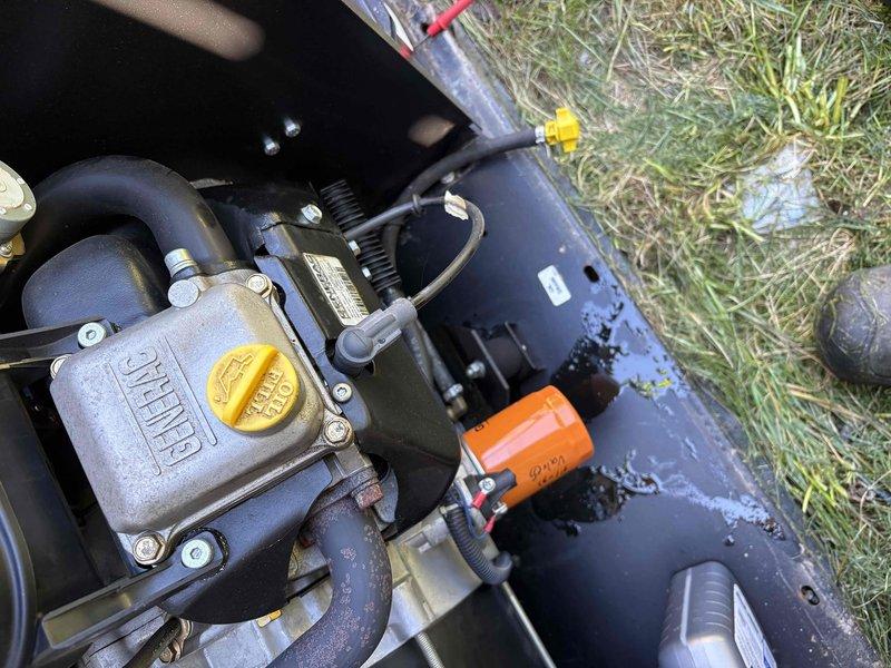 Completed comprehensive tune-up service on 14-year-old Generac generator unit. Performed standard preventive maintenance procedures including inspection of engine components, air filtration system, fuel delivery system, and electrical connections. Verified proper operation of all mechanical assemblies, checked fluid levels, and documented equipment condition with photographic records for client files.
