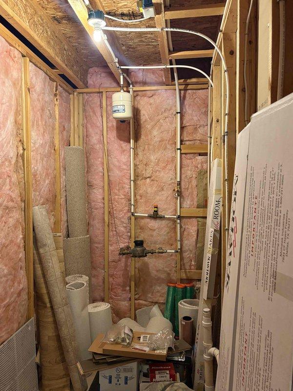 Performed comprehensive drain cleaning service on multiple sink assemblies. Thoroughly cleaned pop-up assemblies, drain openings, P-traps, and sink overflow passages to restore proper drainage function. Work completed in unfinished basement area with exposed plumbing systems.