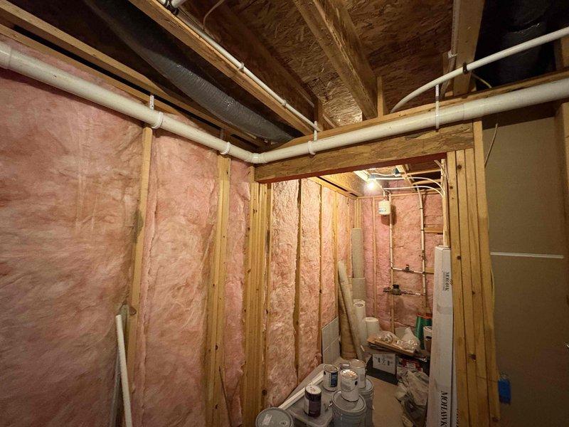 Performed comprehensive drain cleaning service on multiple sink assemblies. Thoroughly cleaned pop-up assemblies, drain openings, P-traps, and sink overflow passages to restore proper drainage function. Work completed in unfinished basement area with exposed plumbing systems.