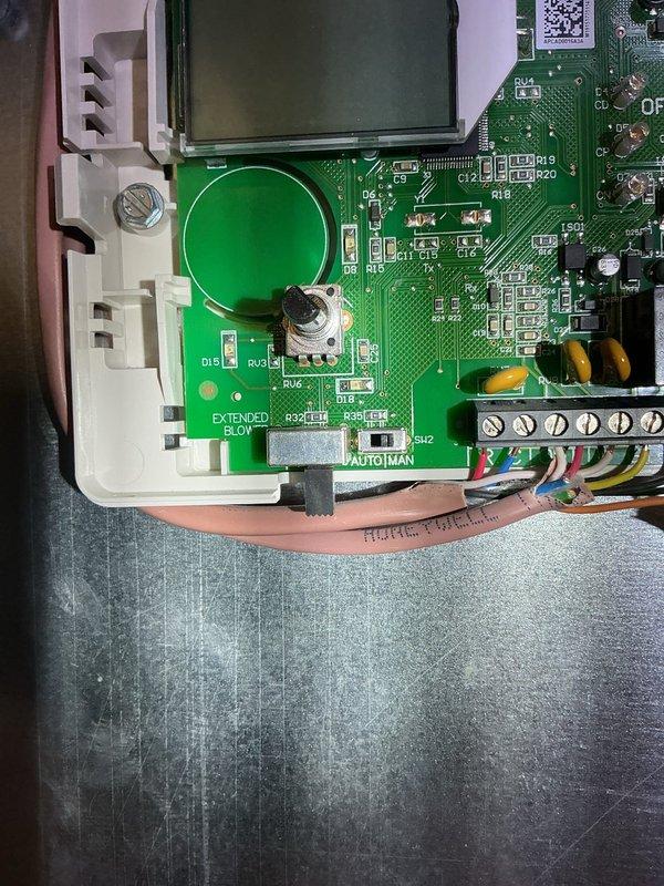 Completed comprehensive furnace tune-up on 6-year-old EnergiAir unit with warranty coverage through September 2029. Performed full system inspection including visual examination of control board, verified all electrical connections and terminals secure, tested safety controls and limit switches, inspected heat exchanger for cracks or deterioration, checked burner assembly and flame sensor operation, verified proper ignition sequence, measured temperature rise across heat exchanger within manufacturer specifications, inspected and cleaned blower assembly, checked motor amperage draw, verified adequate combustion air supply, inspected flue pipe and condensate drain system, tested thermostat operation and calibration, and confirmed all safety labels present. System operating properly with no deficiencies noted. Unit located in basement mechanical room alongside water heater. All components functioning within normal parameters.