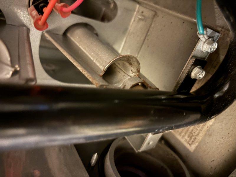 Completed annual heating maintenance on furnace system per club membership agreement. Performed comprehensive tune-up including inspection of all major components, burner assembly, heat exchanger, blower motor, and electrical connections. Verified proper operation of gas valve, ignition system, and safety controls. Cleaned blower assembly and checked amp draw on blower motor. Tested temperature rise and confirmed within manufacturer specifications. Noted system does not have humidifier installed. Observed corrosion on copper gas line at 90-degree elbow joint near gas valve connection; documented condition with photos for customer awareness. All control wiring secure and properly routed. System operating safely and efficiently. Unit is approximately 10 years old and in good overall condition. No immediate repairs required at this time.