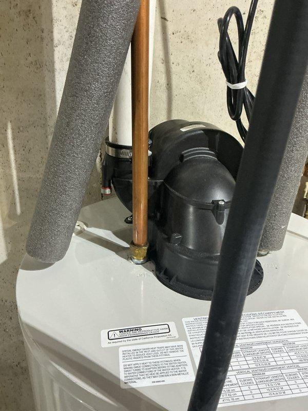 Responded to water heater issue where residence had hot water in only half of the home. Upon arrival, inspected 3-year-old Bradford White heat pump water heater model WT 10-2033. Diagnosed and resolved circulation problem affecting hot water distribution throughout the home. Verified all plumbing connections, tested heat pump compressor operation, and confirmed proper function of inlet and outlet valves. System restored to full operation with hot water now available to entire residence.