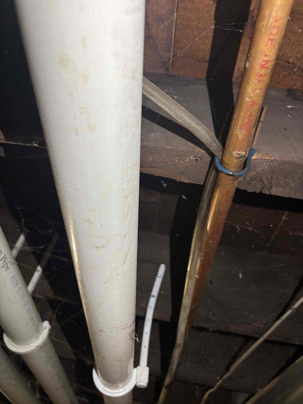 Responded to furnace activation issue caused by crimped condensate pump drain line that occurred during recent water heater installation. Released pressure from condensate system, corrected routing of water heater exhaust venting to eliminate interference with furnace drain line, and verified proper operation of both 4-month-old Bradford water heater and 16-year-old Bryant furnace under workmanship guarantee.
