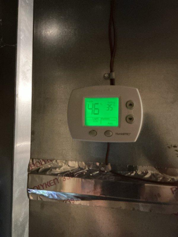 Performed a comprehensive furnace tune-up on a 9-year-old unit, including inspection of the combustion and airflow components and verification of proper operation of the digital thermostat controls and wiring connections. Inspected the whole-home Honeywell humidifier, including the water supply and drain lines, damper setting, and ducting, and confirmed the unit is properly set for winter operation with no leaks, rust, or damage observed. System was found to be in good working condition and operating as intended.