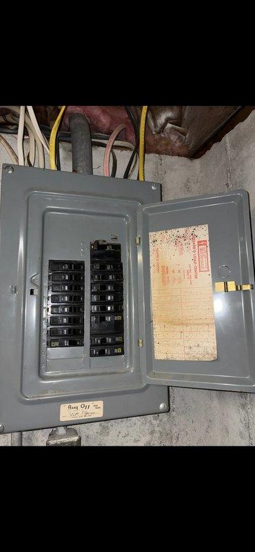 Installed a generator inlet plug at the exterior of the residence, connecting it to the existing electrical service via the main breaker panel and meter enclosure. Verified proper breaker configuration and secure conduit and wiring terminations, and confirmed the installation was complete and operational.