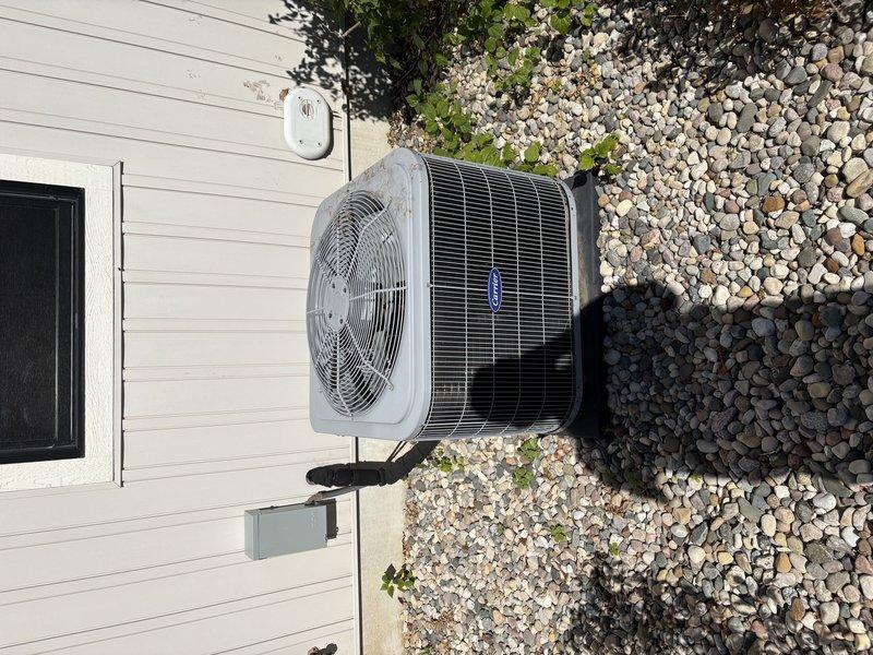 Performed annual heating tune-up on furnace and humidifier, including inspection, cleaning, and operational verification of all components. Inspected the outdoor condensing unit, which showed no signs of frost, rust, or damage. Replaced smoke alarm batteries with customer-supplied batteries.