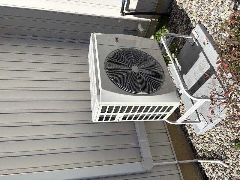 Performed annual heating tune-up on furnace and humidifier, including inspection, cleaning, and operational verification of all components. Inspected the outdoor condensing unit, which showed no signs of frost, rust, or damage. Replaced smoke alarm batteries with customer-supplied batteries.