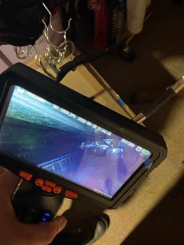 Responded to a no-heat call on a furnace of unknown age. Performed a diagnostic inspection that included a borescope examination of the heat exchanger and a carbon monoxide reading, with findings documented on the heat exchanger diagnosis form and acknowledged by the customer.