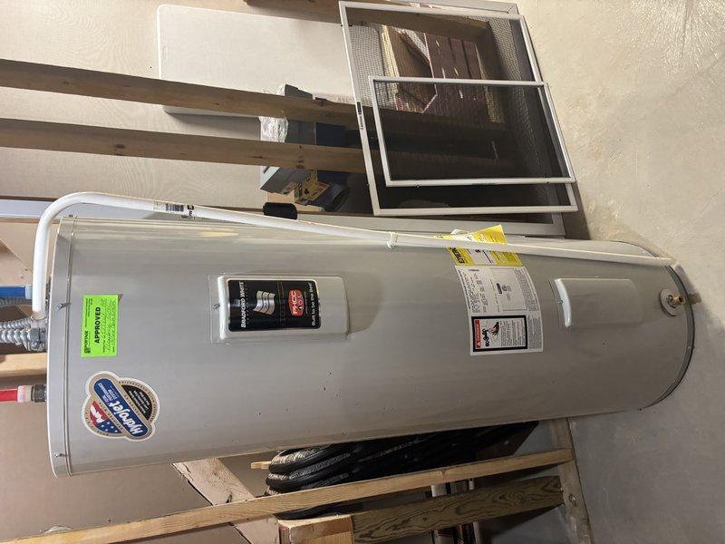 Performed a furnace super tune-up on a 6-year-old unit, including inspection and cleaning of key components, verification of safe operation, and a system performance check. Also inspected the Aprilaire whole-home humidifier, ductwork, and insulation, and checked the adjacent Bradford White water heater, with no leaks, damage, or abnormalities observed.