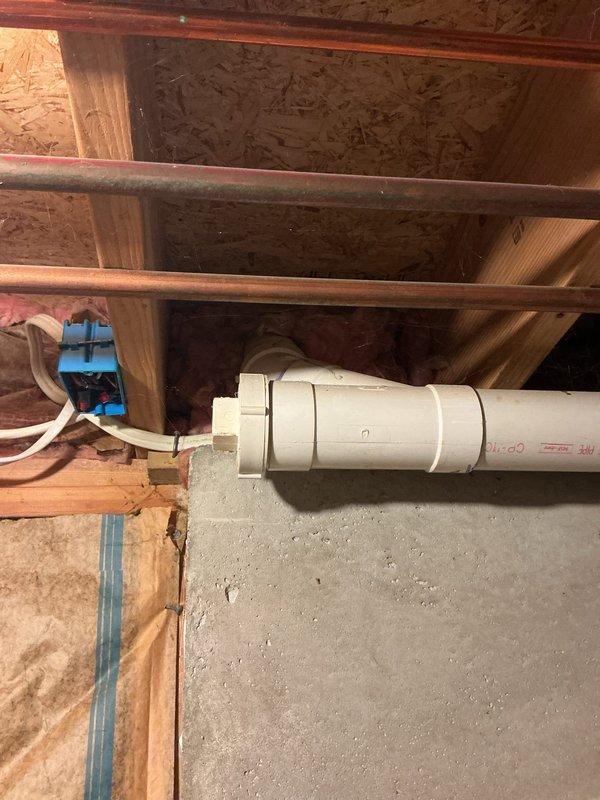 Installed a new laundry tub sink in the laundry room and connected it to the existing drain and supply plumbing. Verified the drain tie-in to the existing PVC waste line, secured the flexible drain connections, and confirmed proper flow with no leaks at the fittings.