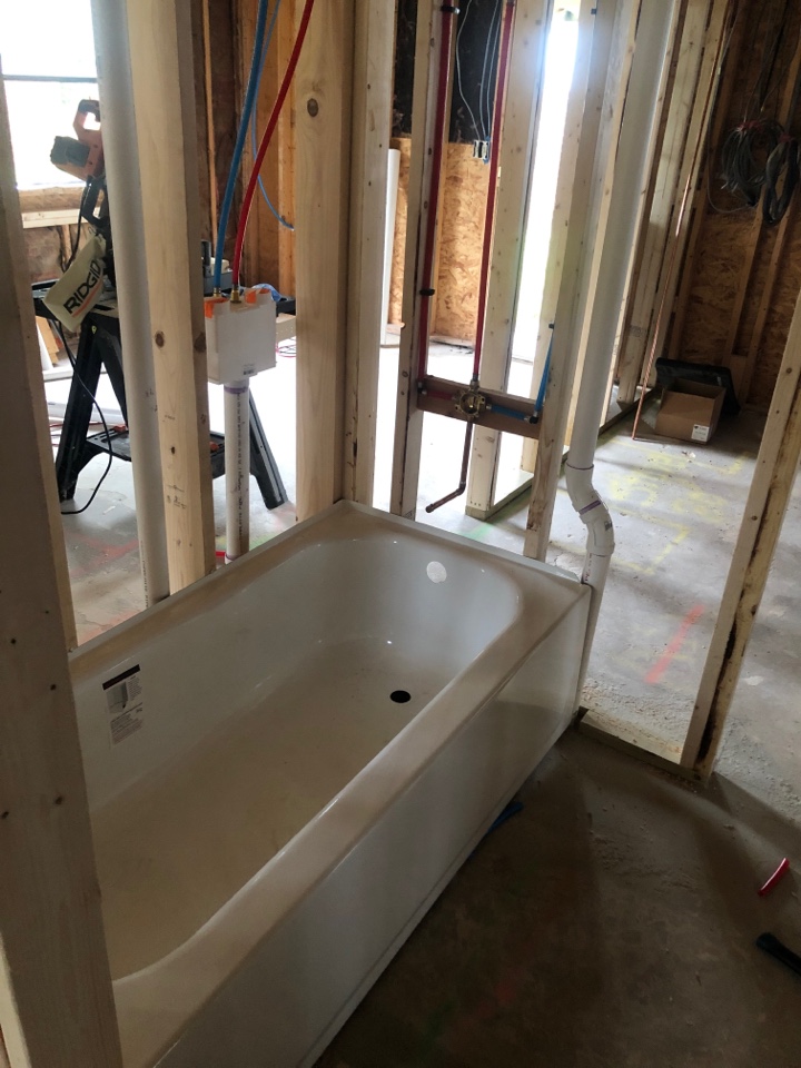 Today we’re working on a home that has been totally get it we’re installing all new plumbing this particular homeowner has converted a two-story duplex into a single house and we are putting the plumbing back together