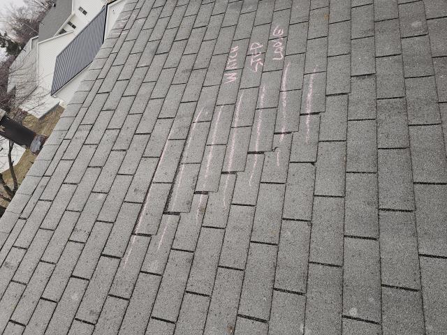 Des Moines Family called after last week’s wind ripped three-tab shingles loose and peeled off fascia. Full Free property inspection completed with bonus drone flight, Provided full repair & replacement quotes handed off same day. #DesMoinesRoofRepair #WindDamage #ShingleBlowOff #FasciaRepair #WinterStormFix